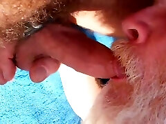 Deep Throating Bear Cock Outdoors 1