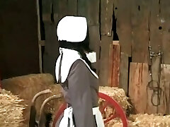 Black Babe Gets Penetrated In The Hay !