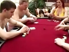 Two grandmas and six guys