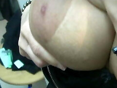 Danish MILF with Giant Tits Sucks Cock in Department Store!