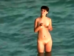 Nude Beach - Little Tit Tan Lines Cutie - Fucked