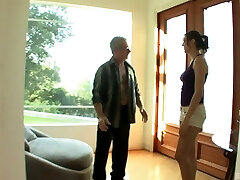 Juicy ass teen brunette loves having affairs with older men