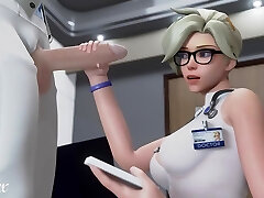 Cougar medic is delighted with such a big healthy dick in her mouth
