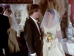 gloved hand-job vintage wedding scene