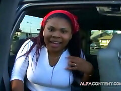 Curvy Black Picked Up On The Street And Fucked