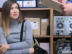 Guilty 19 yo chick Aubree Ice is fucked missionary rock-hard by turned on cop