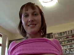 Redhead Mom Seduce to Pulverize in front of camera by Stranger