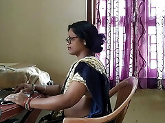 IT Engineer Trishala fucked with colleague on red-hot Silk Saree after a long time