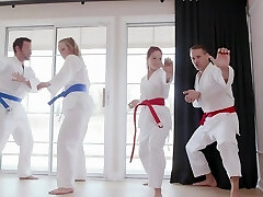 Uber-sexy Luna Light and gorgeous Ashley Red are all about disciplining their bodies