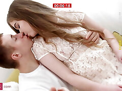 Innocent cutie creampied after fuck-a-thon with her boyfriend