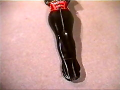 bound and gagged in latex