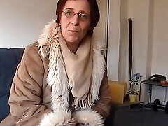 A wild German granny pleasing a cock with her pussy and hatch in POV