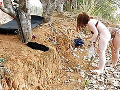 Fuckfest ON THE HIGHWAY STRANGER FILMED FOR US AND Almost GOT INTO SENA