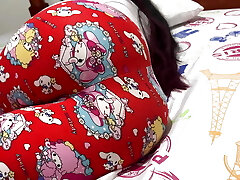 My Beautiful Maid Has a Big Tempting Donk - My Boss Can't Stop Seeing my Ass when I'm in My Pajamas