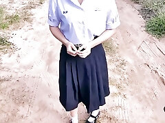 Melon Ice - Thai College Girl Outdoor in Forest