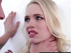 Boyfriend treat Gf like a Whore and makes her give a blowjob