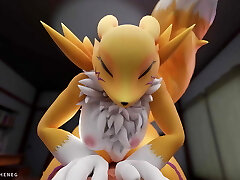 Renamon is doing hard anal hook-up