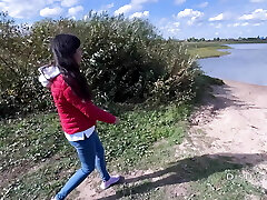 We found a secluded spot by the lake and had hot hump