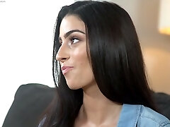 Sexy Latina girl Jasmine Vega gets her shaved beaver plenty of driven hard