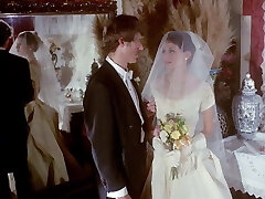 gloved hand-job vintage wedding scene