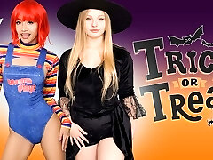 Trick or Three-way - DadCrush Halloween Porn