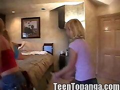 Party turns into lesbian pussy licking orgy