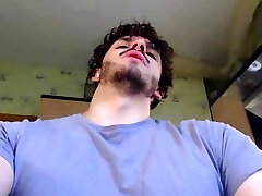 Amateur heterosexual dude jerked off by gay
