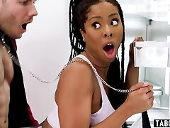 Kira Noir Jogging Babes Stumble Via Milf In Her Backyard With Her Boy Toy