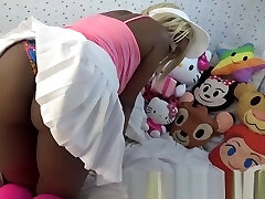 Sneaking Into My Black Girlfriends Room For First Time Sex Rough Pound Her