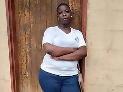 Angry girlfriend spurting, Agatha (Kenyan wife) bursts over my big dick in husband's guest room, finally having a happy ending