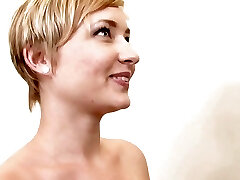 Multiracial video with Nora Skyy with a lot of hair on her