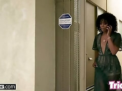 Trickery - Ebony babe Misty Stone gets fucked by a Big Black Cock