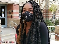 Beautiful Ebony Virgin Gets Soles Deep Throated