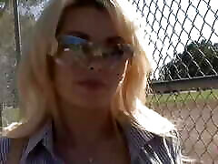 Baseball Chicks Get Seduced and Picked up by the Lez Blonde That Craves a Threesome