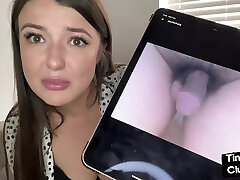 natasha anal amateur femdom babe talks bad about small cocks in solo video