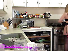 pawg milf prende bwc da dietro per cucina creampie
