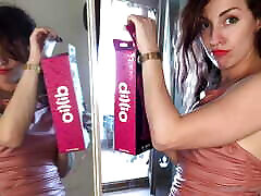 CAROLINA IENA - First time riding this huge dildo!