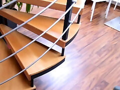Debt collector loses patience and drags tenant into hard sex