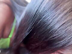 ruchanie w anal z tamponem w owłosionej cipce