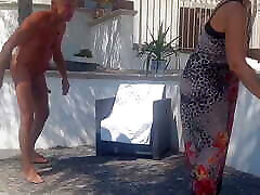 Beautiful blonde amateur bhagini restaurant outdoor sex
