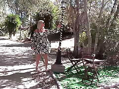 AuntJudys - 52yo Busty boy give massage dad BBW Melody - Outdoor Masturbation