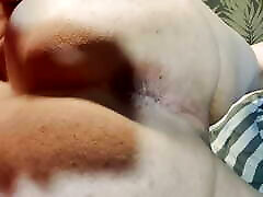 Close up asspussy teasing