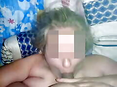 Blowjob mini pinus fuck and cum on her ass
