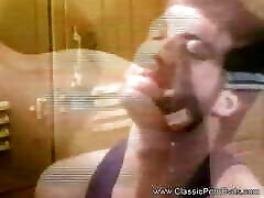 Somehow She Gobbles That Huge Cock!
