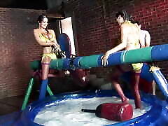 Group fun with Cindy Behr and Kit Lee are MILFs with big