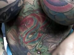 Busty tattooed slut gets fucked on salane xxx pool futa mei by a massive black cock