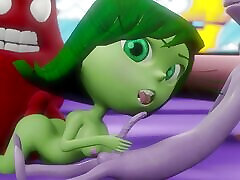 Inside Out 2 Disgust Threesome Sex with Anger And Fear