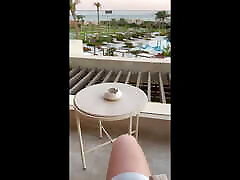CAUGHT! Cheerleader fucks on parents&039; balcony SNAPCHAT
