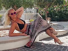 Amateur Blonde porn video hard son blackmailing mom to suck Enjoys Outdoor seachhonda makoto Games