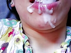 Messy nicolette shea ganbang Mouthful